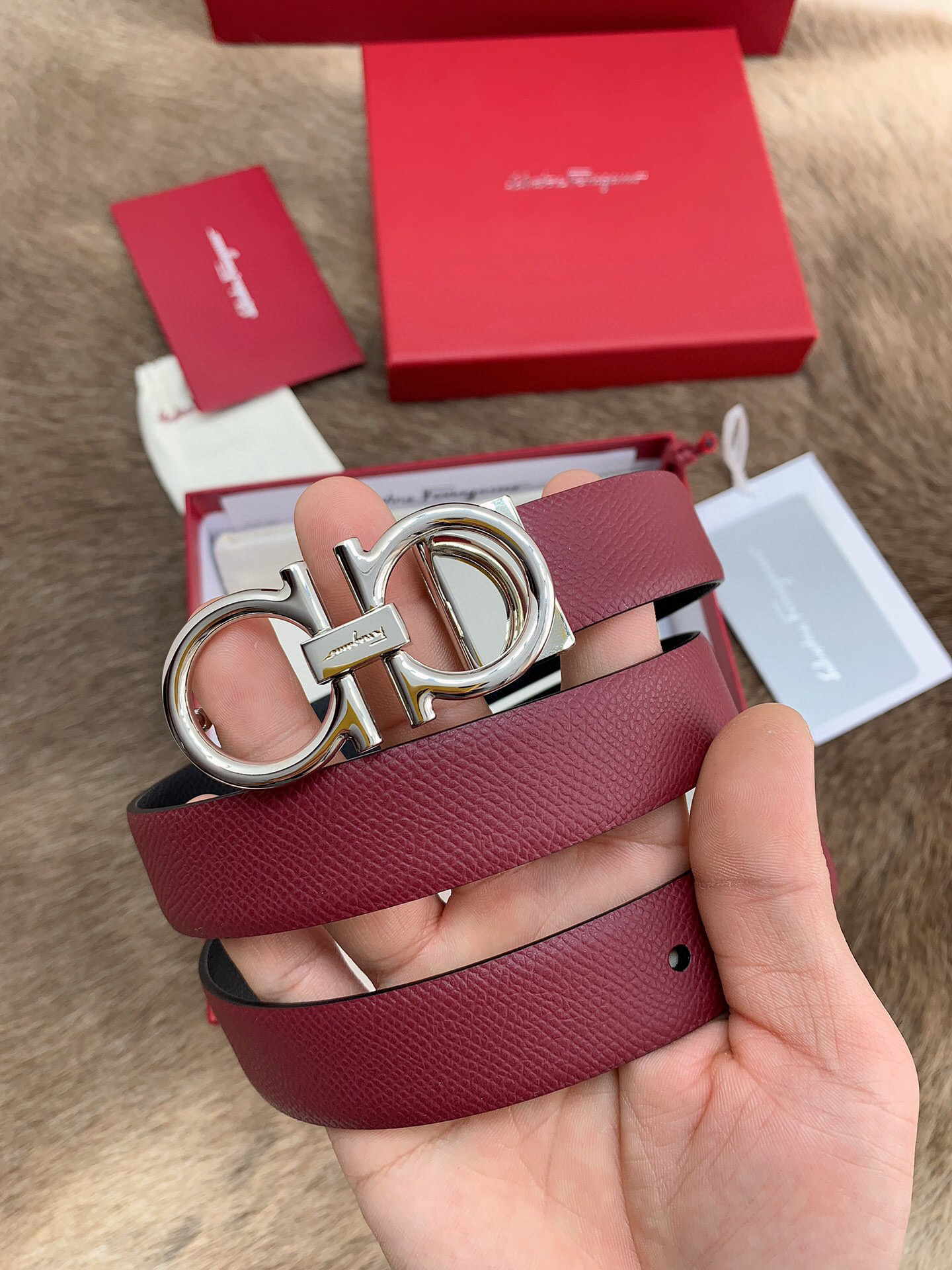 페라가모 여자 벨트 25mm