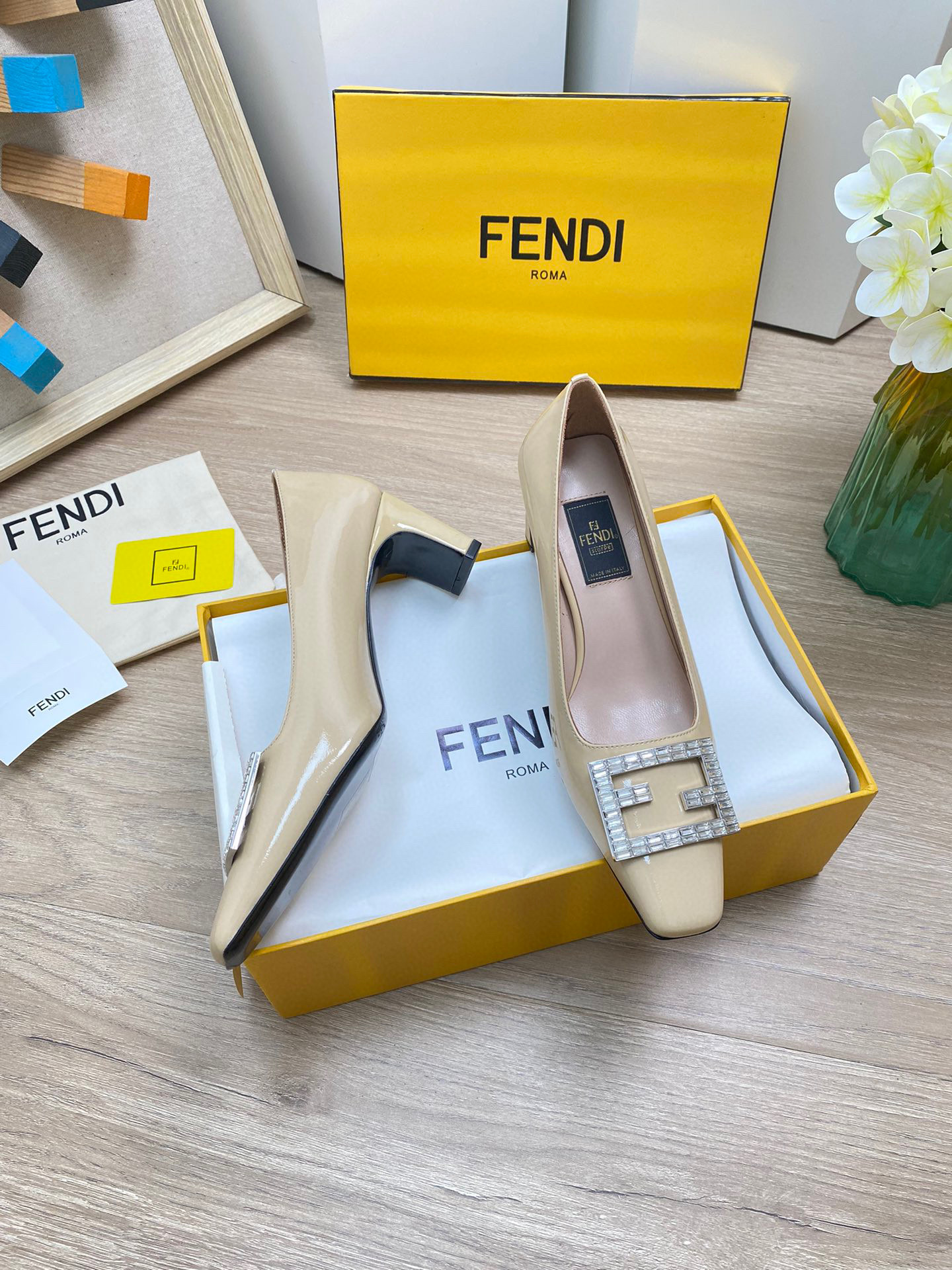 펜디  여자 구두.힐 6cm