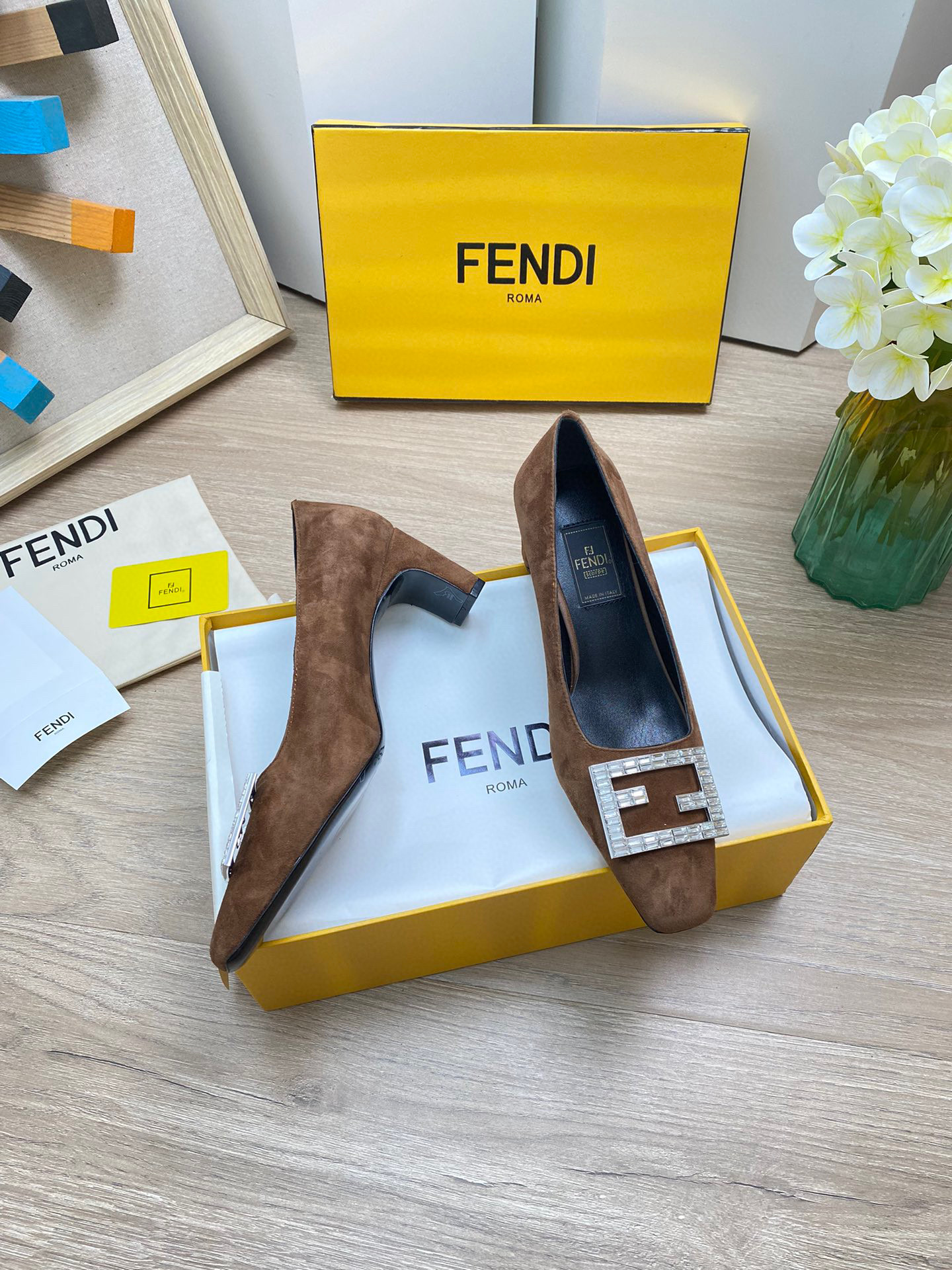 펜디  여자 구두.힐 6cm