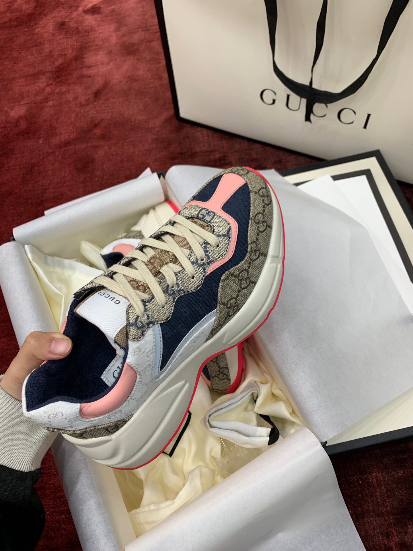 구찌 미러급 라이톤 남녀공용 신발 운동화 스니커즈