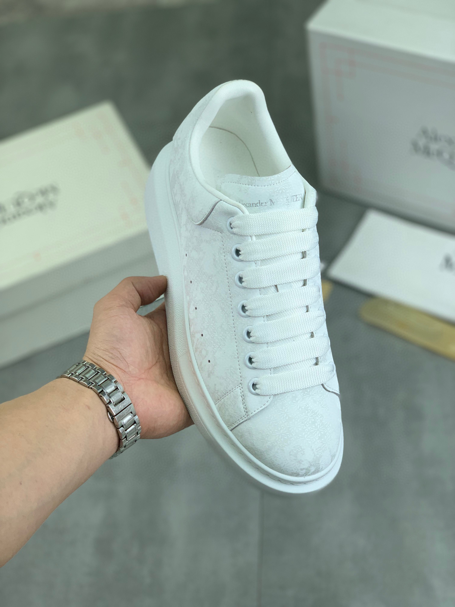 알렉산더 맥퀸 남자 스니커즈 신발 운동화