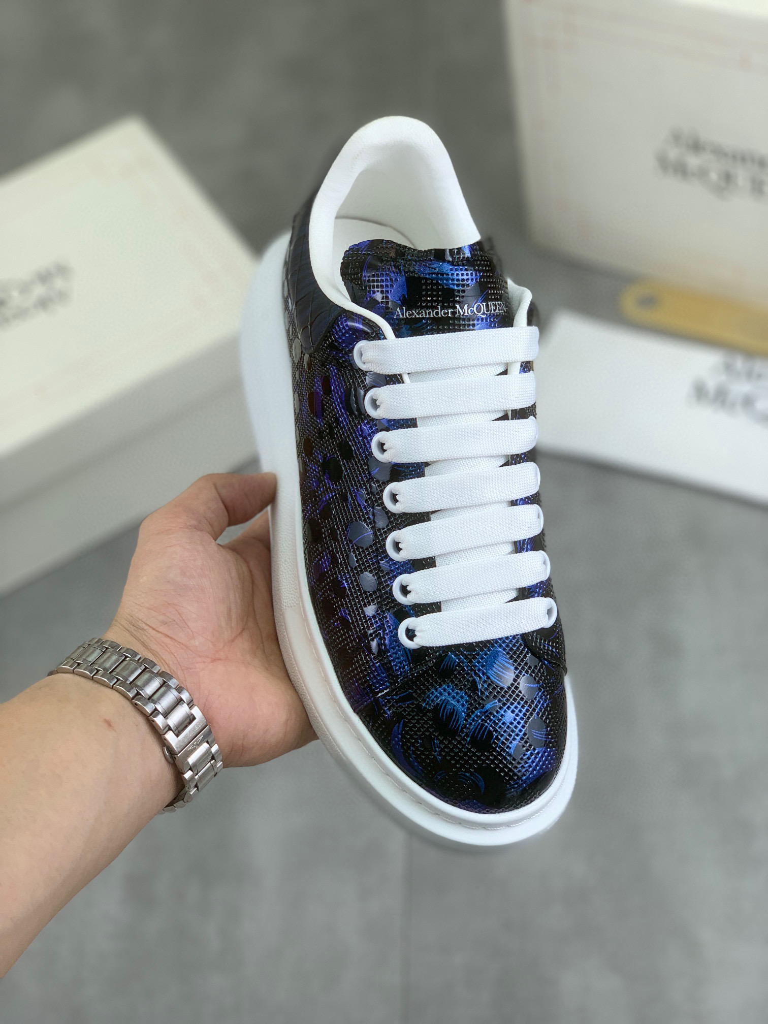 알렉산더 맥퀸 남자 스니커즈 신발 운동화