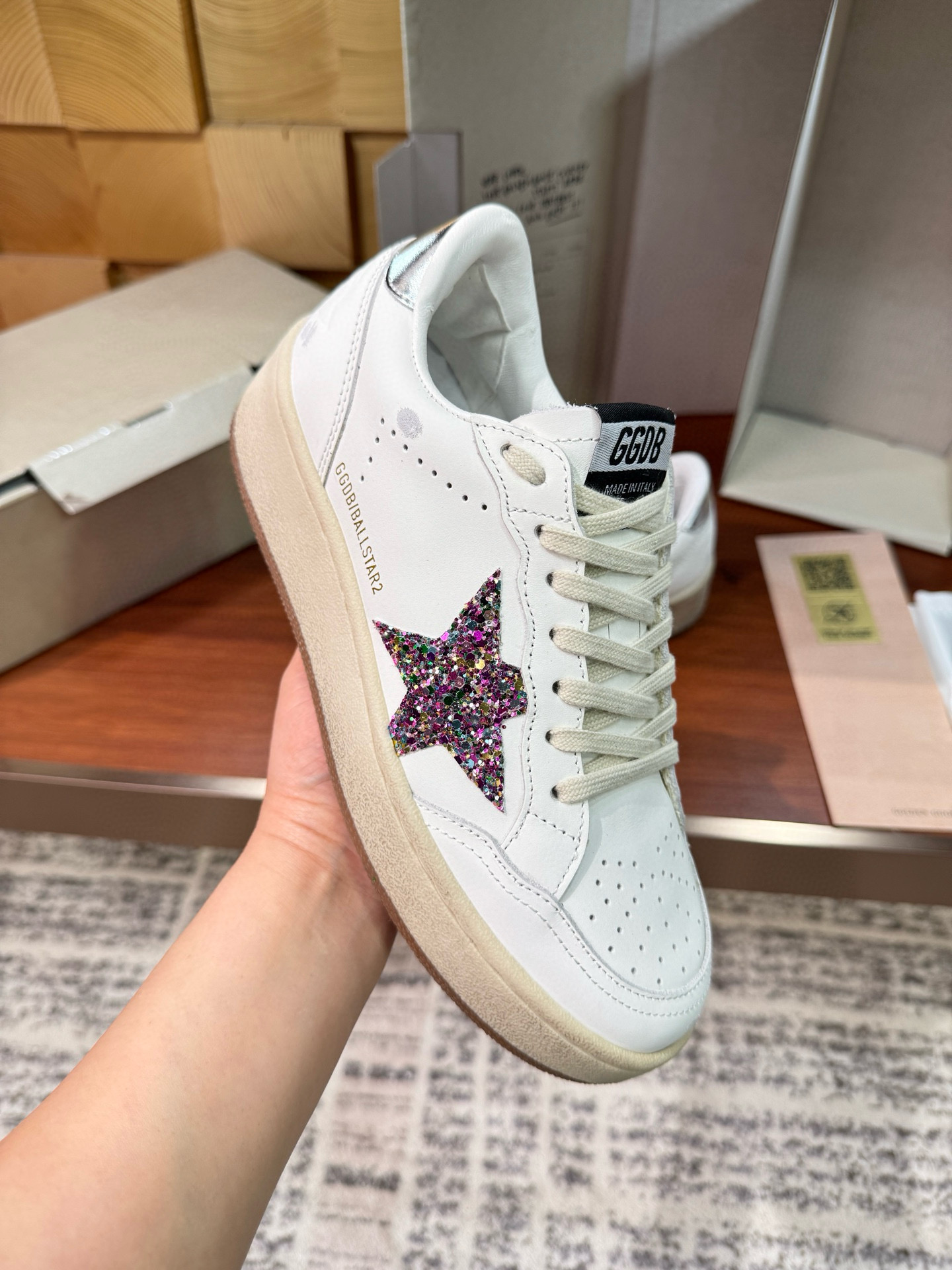 골든구스 3cm 남녀공용 스니커즈 신발 운동화