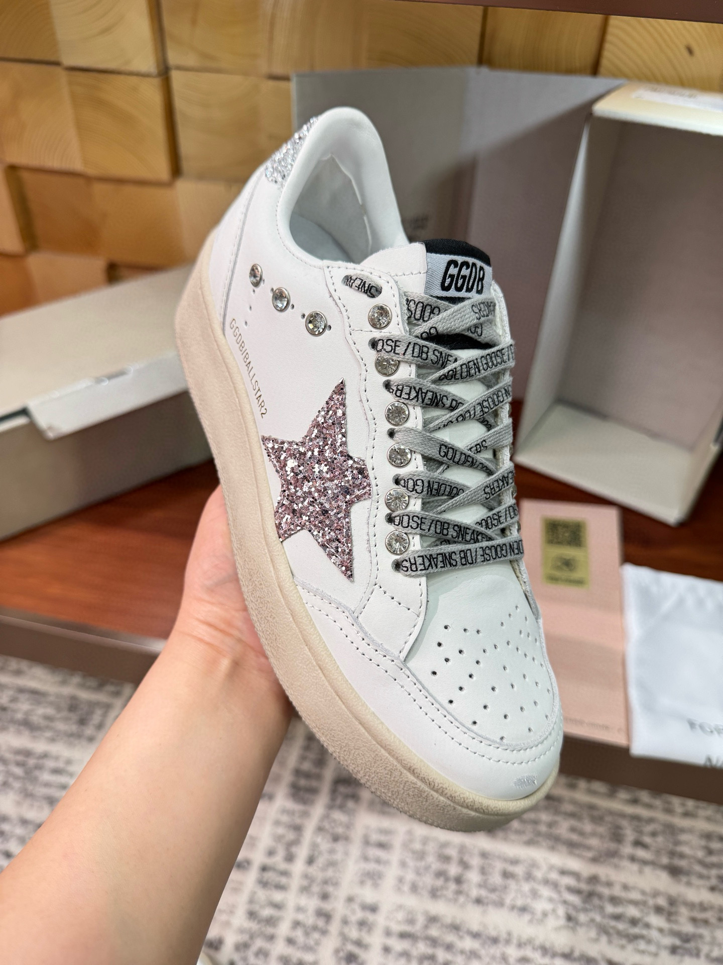 골든구스 3cm 남녀공용 스니커즈 신발 운동화