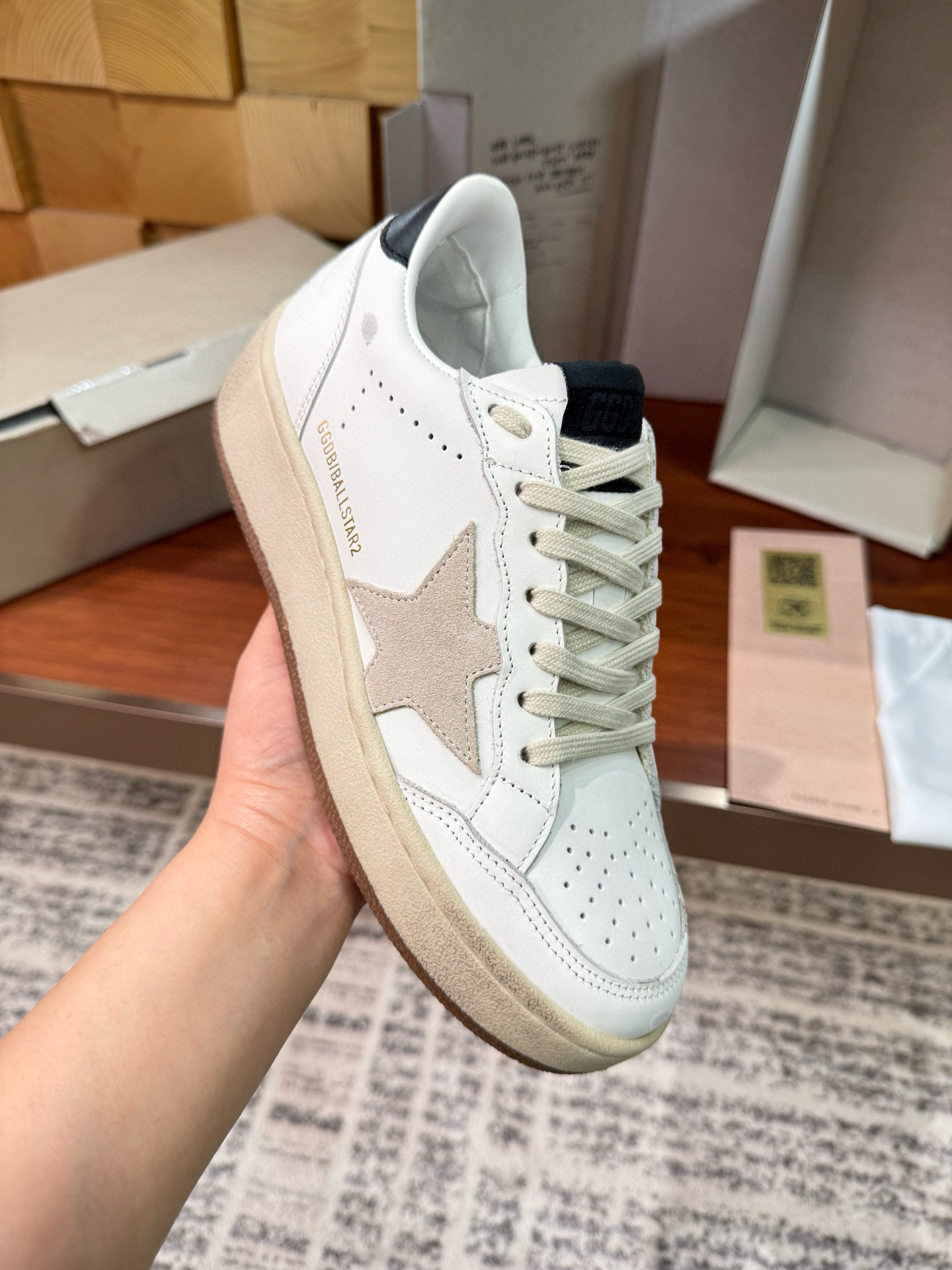 골든구스 3cm 남녀공용 스니커즈 신발 운동화