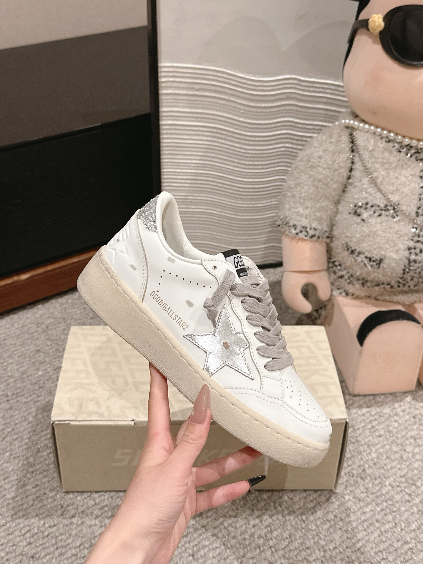 골든구스 5cm 여자 스니커즈 신발 운동화