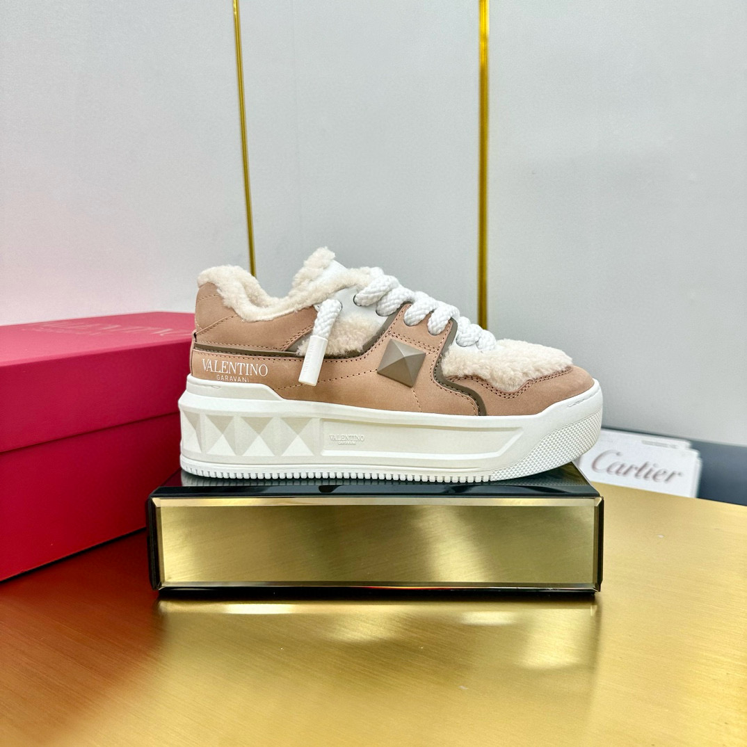 발렌티노 6.5cm 여자 스니커즈 신발 운동화