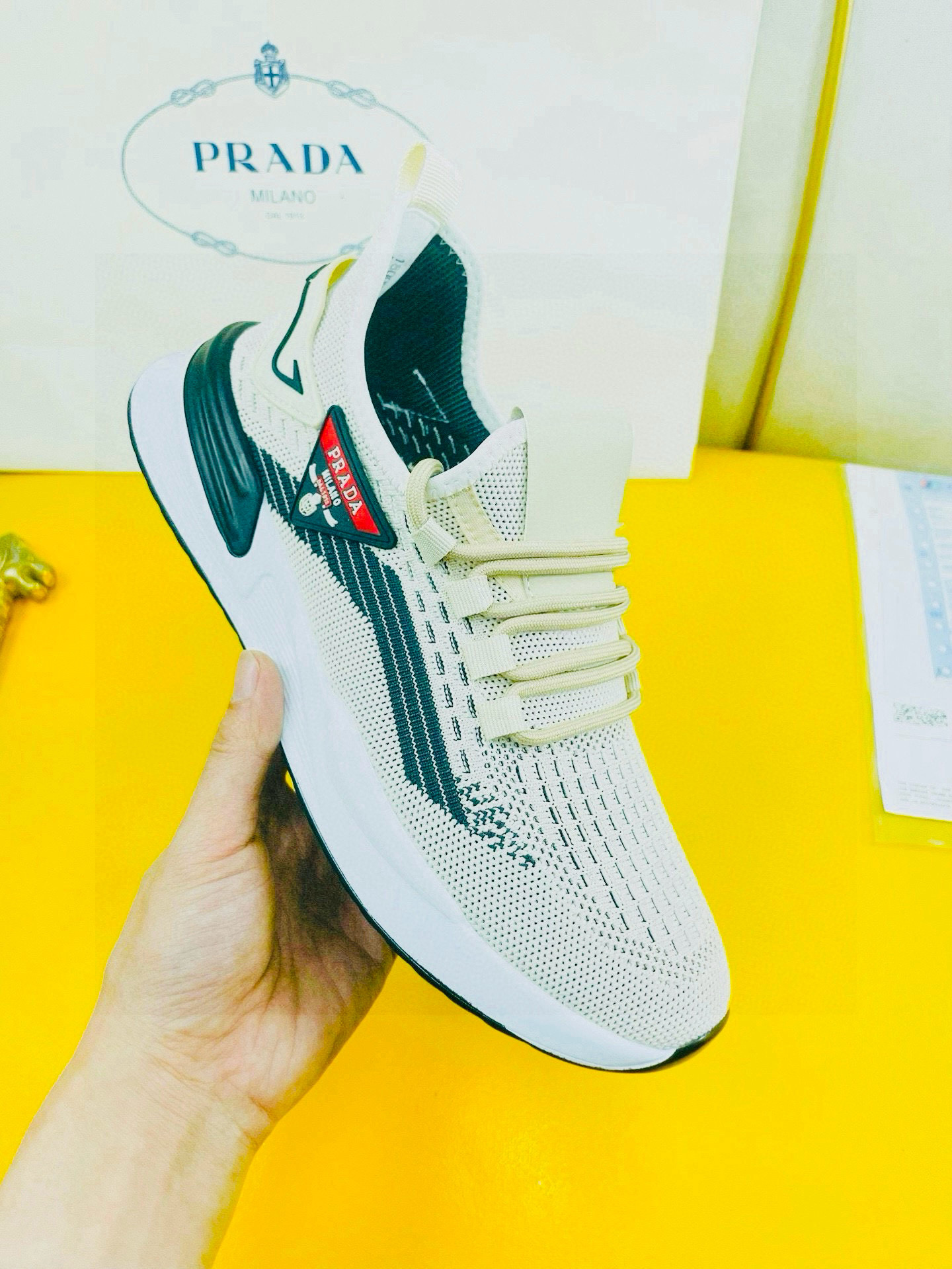 프라다 남자 스니커즈 신발 운동화