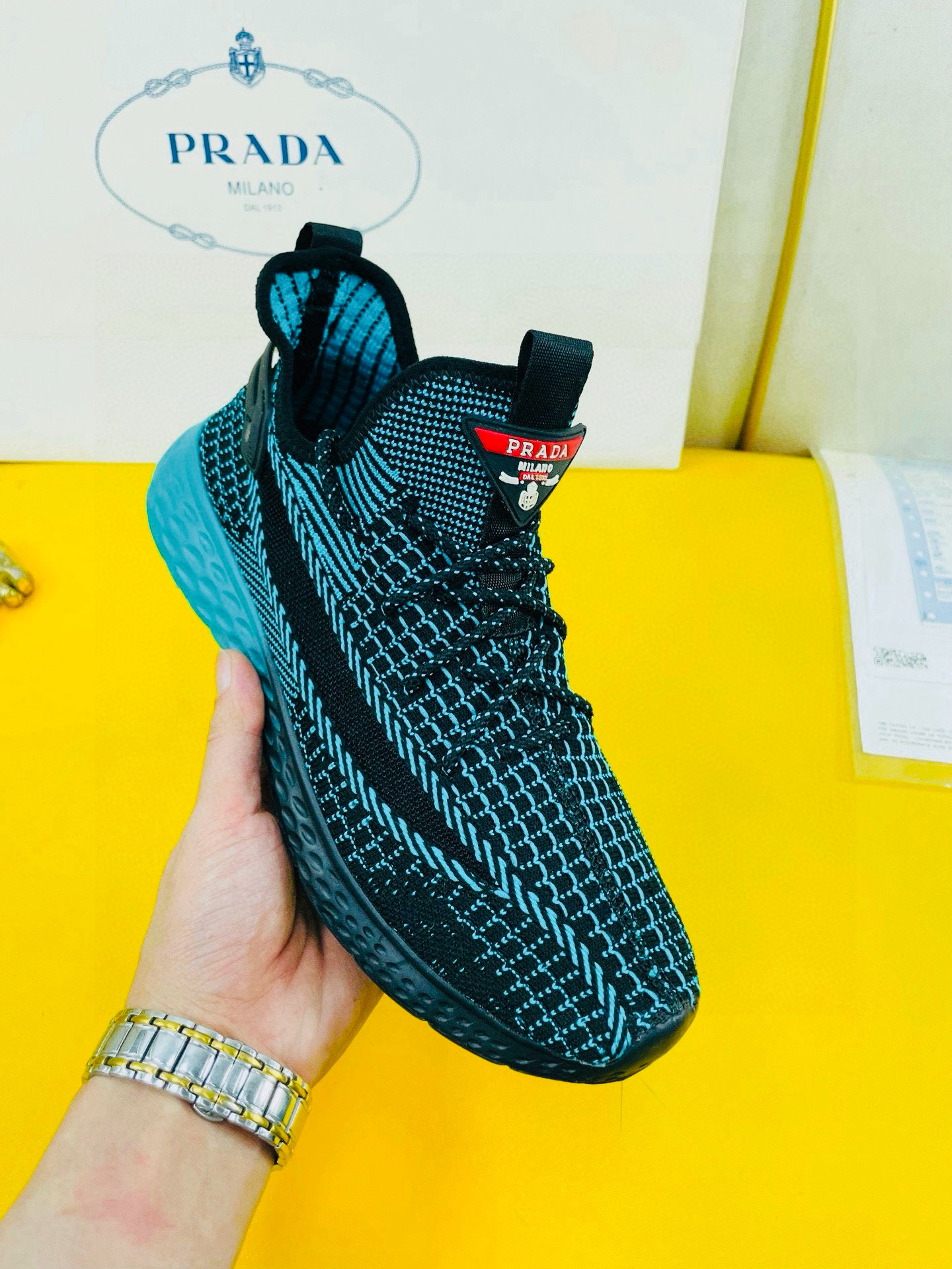 프라다 남자 스니커즈 신발 운동화