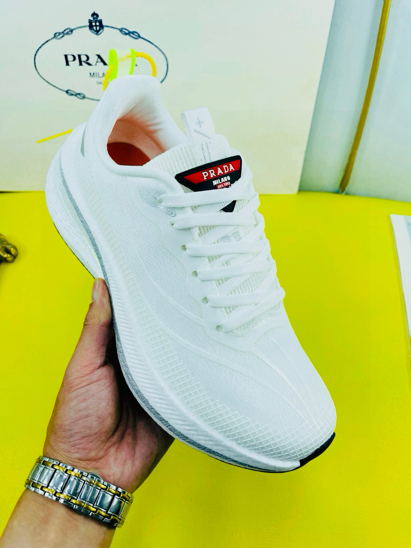 프라다 남자 스니커즈 신발 운동화