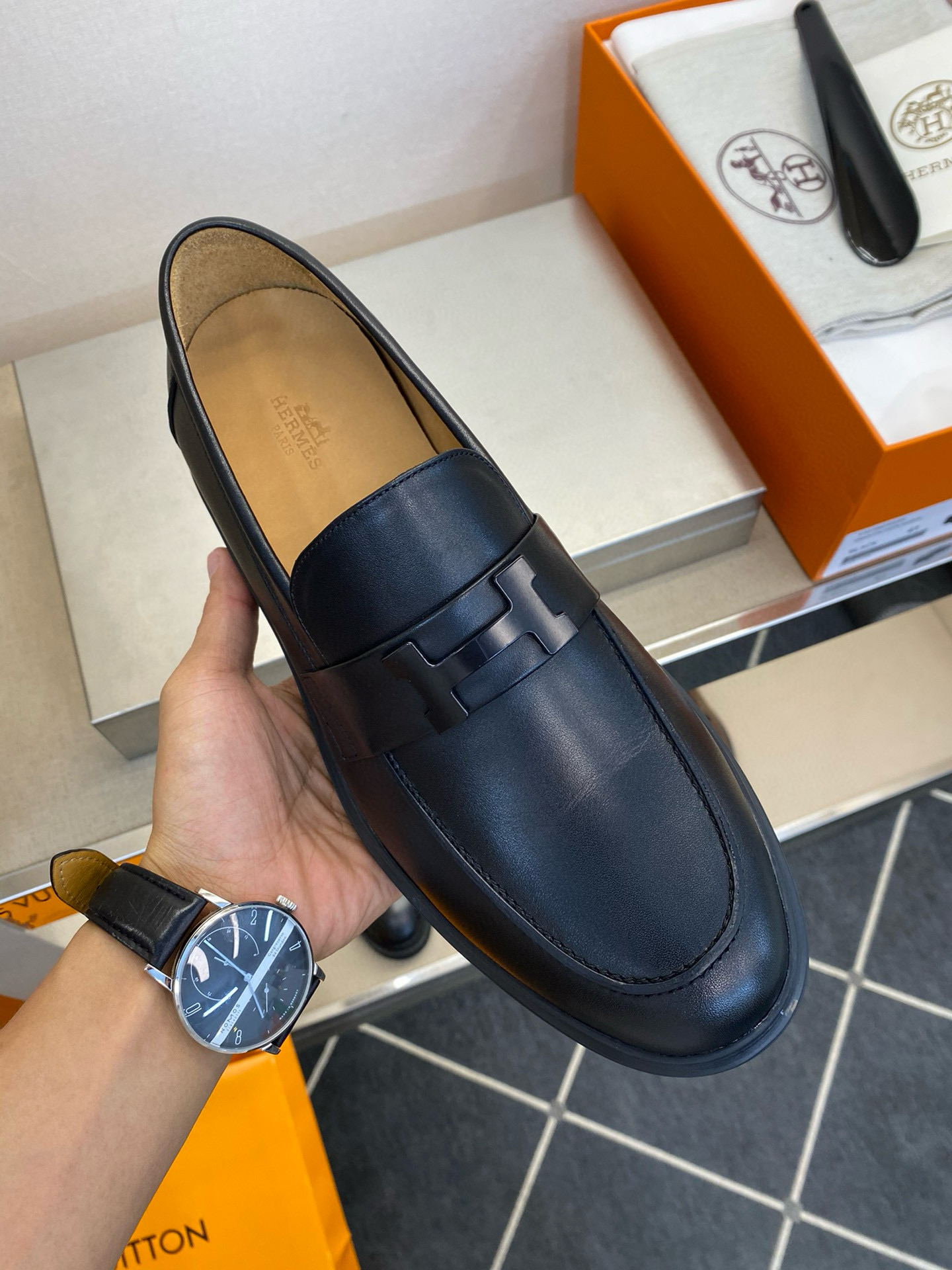 에르메스 남자 구두
