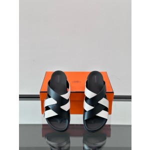 에르메스 남자 슬리퍼