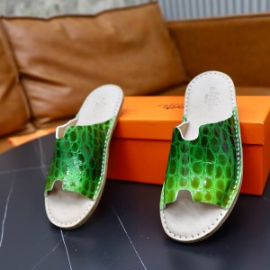 에르메스 남자 슬리퍼