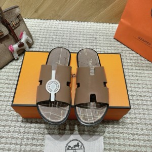 에르메스 남자 슬리퍼