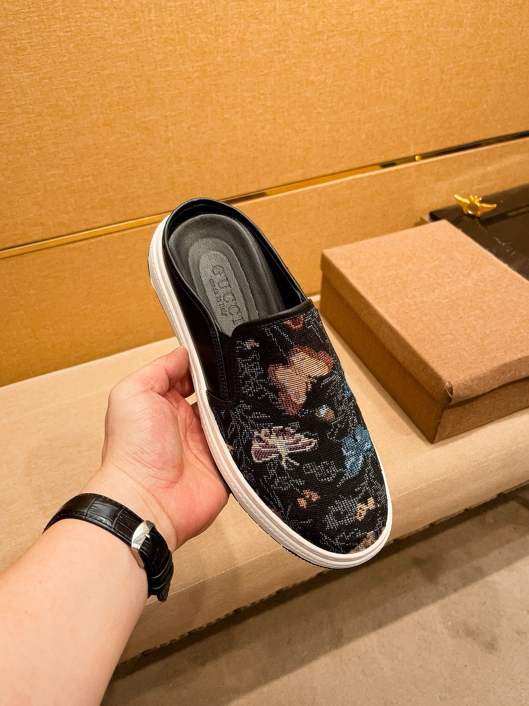 구찌 남자 슬리퍼