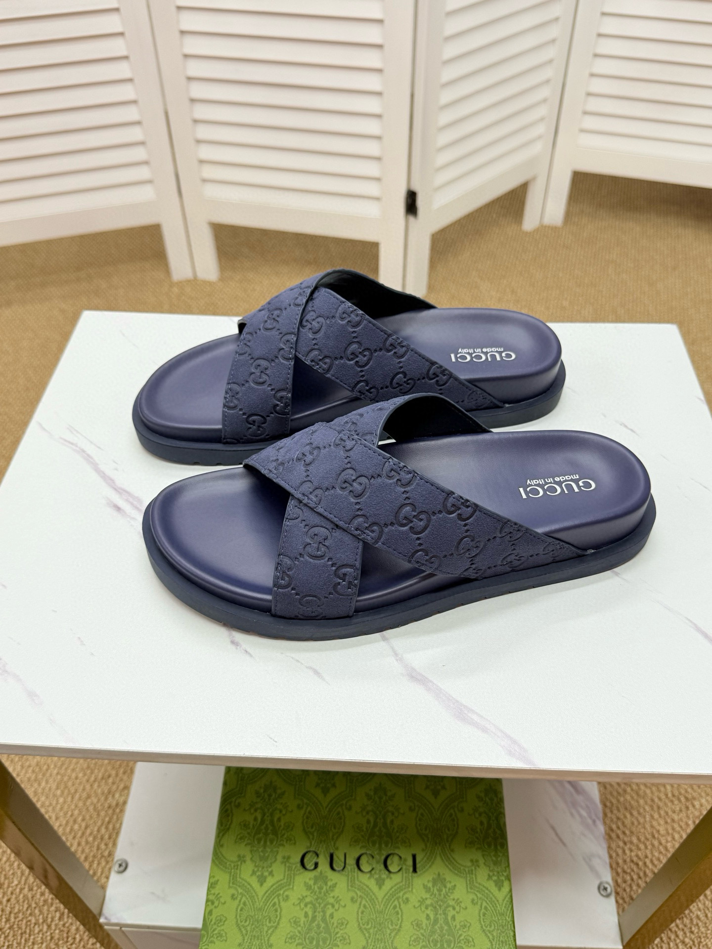 구찌 남자 슬리퍼