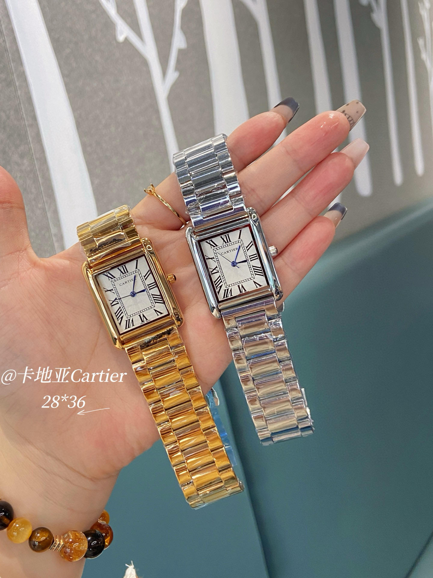 까르띠에 2컬러 A급 여자시계