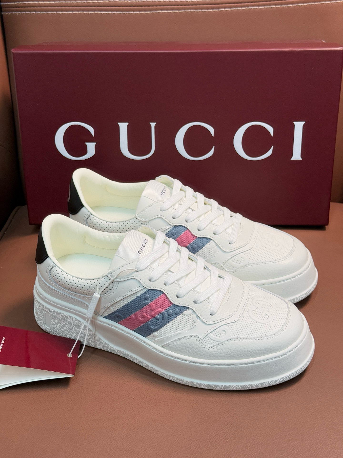 구찌 4cm 남녀공용 신발 운동화 스니커즈