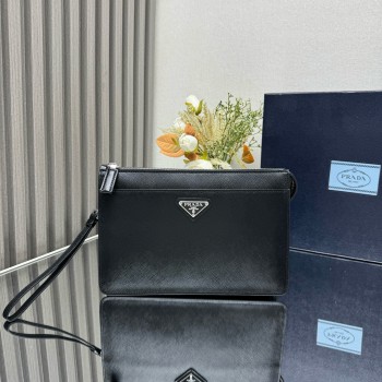 프라다 사피아노 가죽 클러치 2VF032
