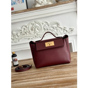 에르메스 켈리 미니 2424 에버컬러가죽/스위프트가죽 여자가방