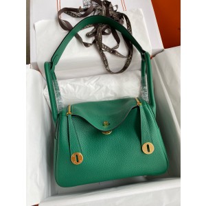 에르메스 린디백 26 클레망스가죽 여자가방