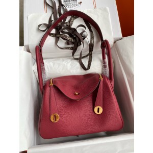 에르메스 린디백 26 클레망스가죽 여자가방