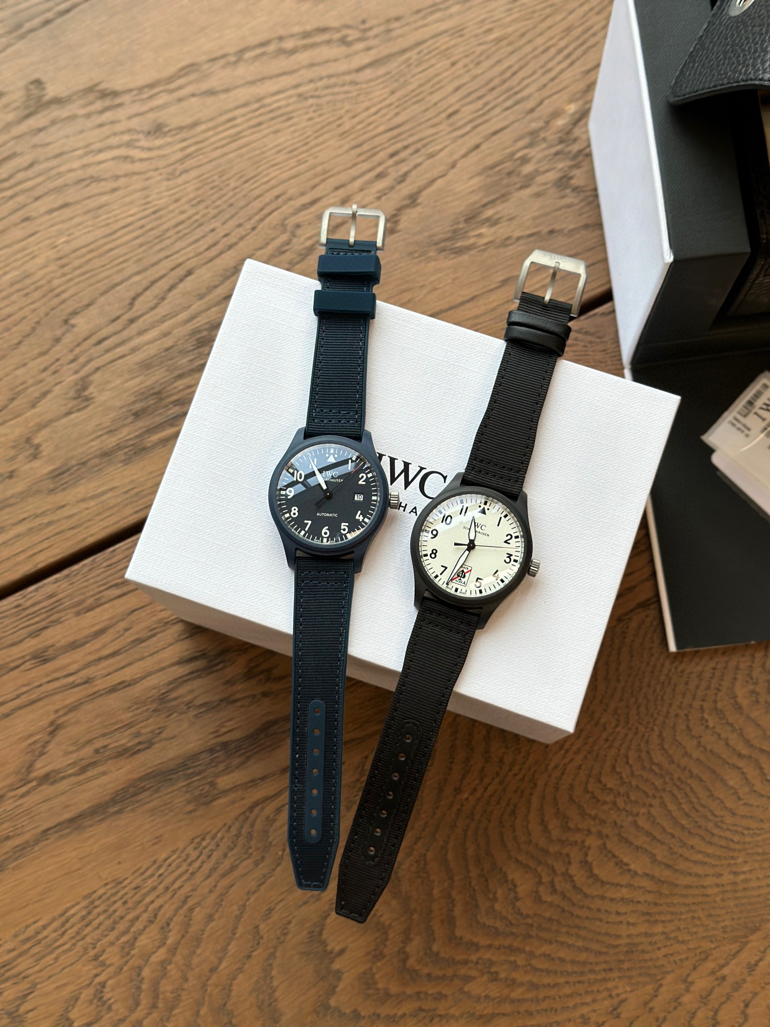 IWC 아이더블유씨 2칼라 미러급 남자시계