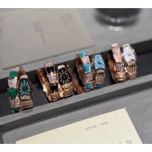 불가리 3칼라 미러급 여자시계