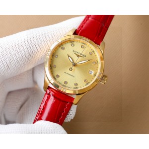 론진 2칼라 미러급 여자 시계