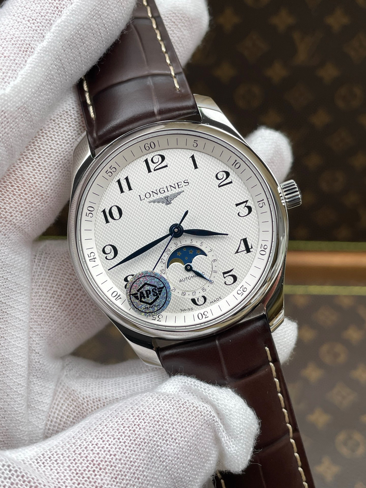 론진 미러급 남자 시계