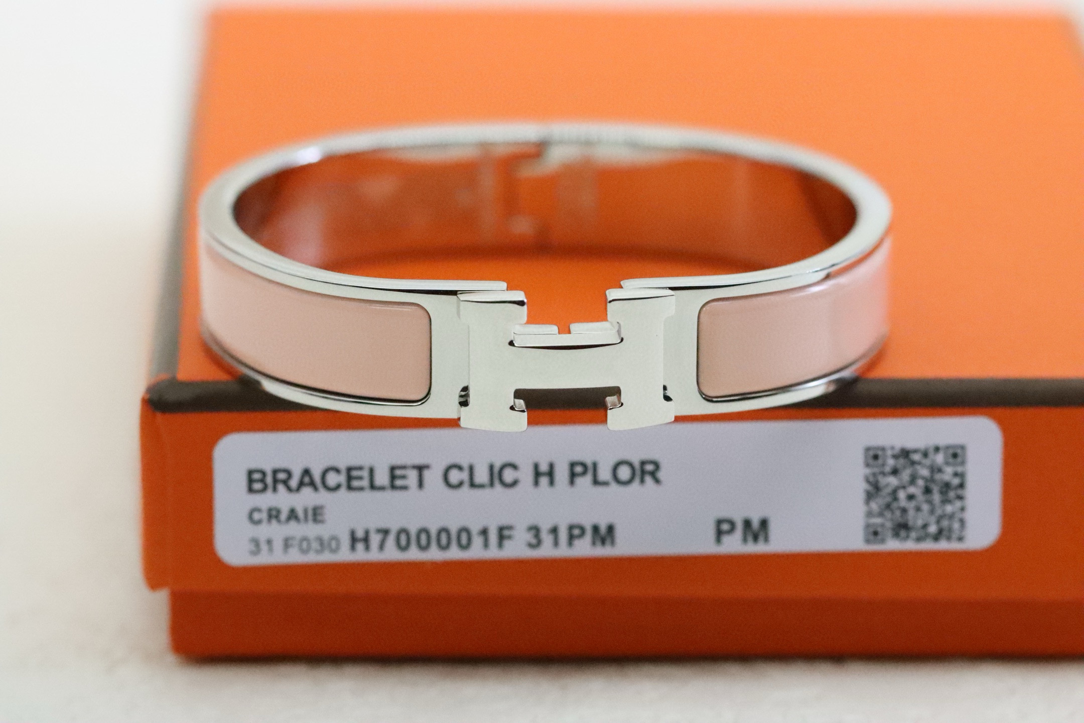 에르메스 팔찌 17사이즈