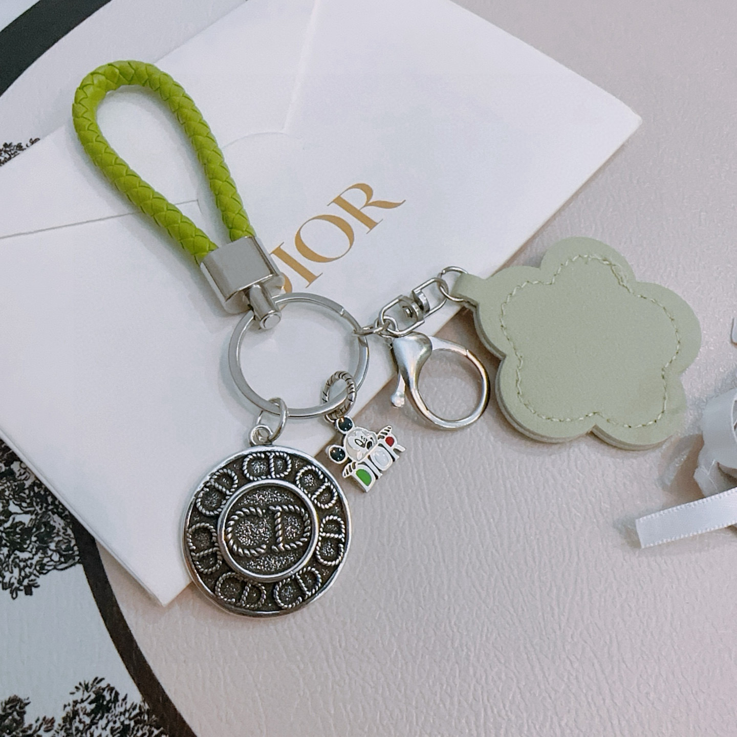 디올 열쇠고리 키링