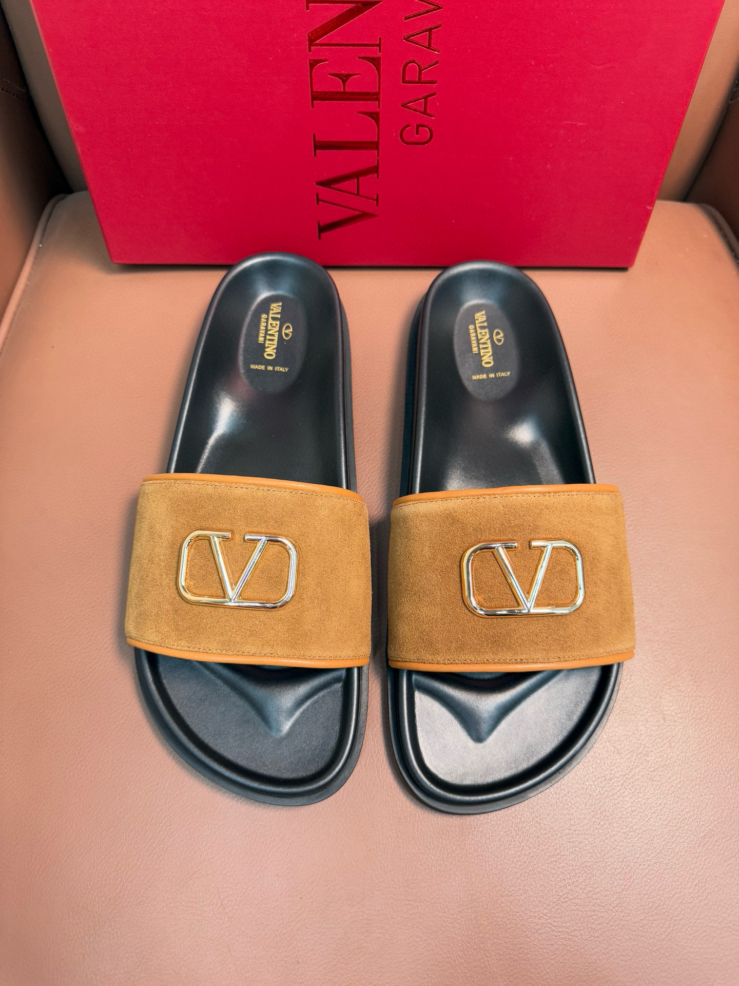 발렌티노 남자 슬리퍼