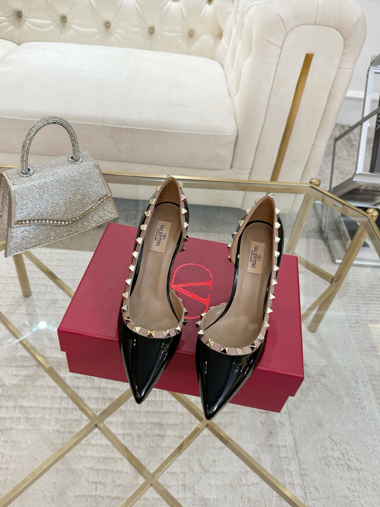 발렌티노 9cm 여자 신발 구두