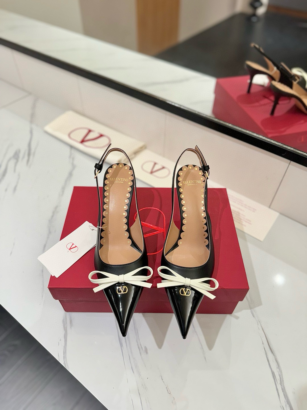 발렌티노 4.5cm 여자 신발 구두
