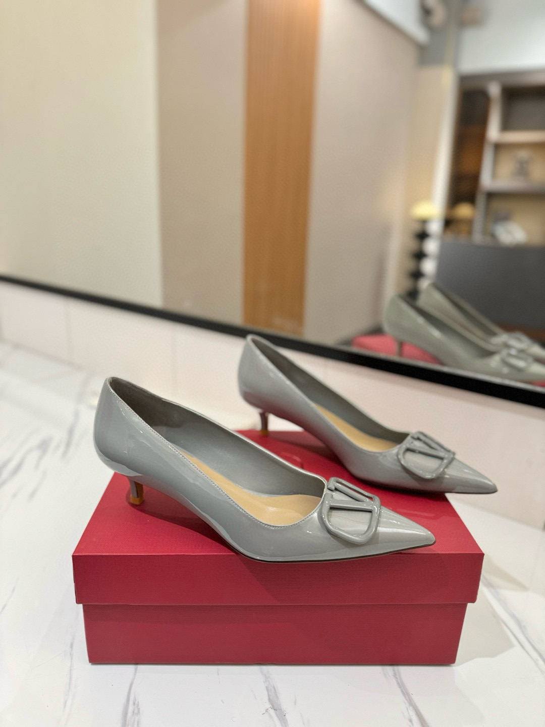 발렌티노 4.5cm 여자 신발 구두