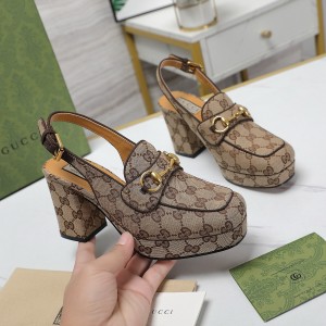 구찌 8.5cm 여자 신발 구두