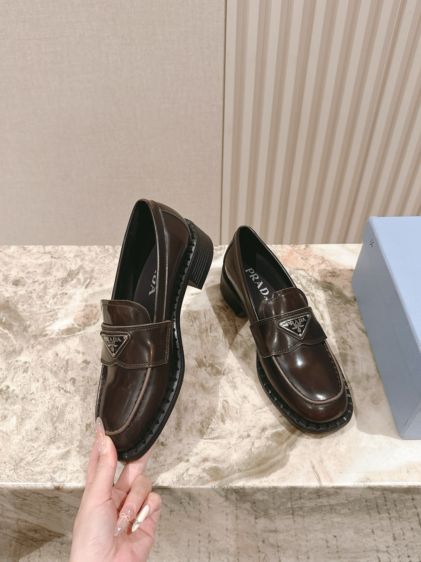 프라다 4cm 여자 신발 구두