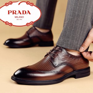 프라다 2컬러 남자 구두