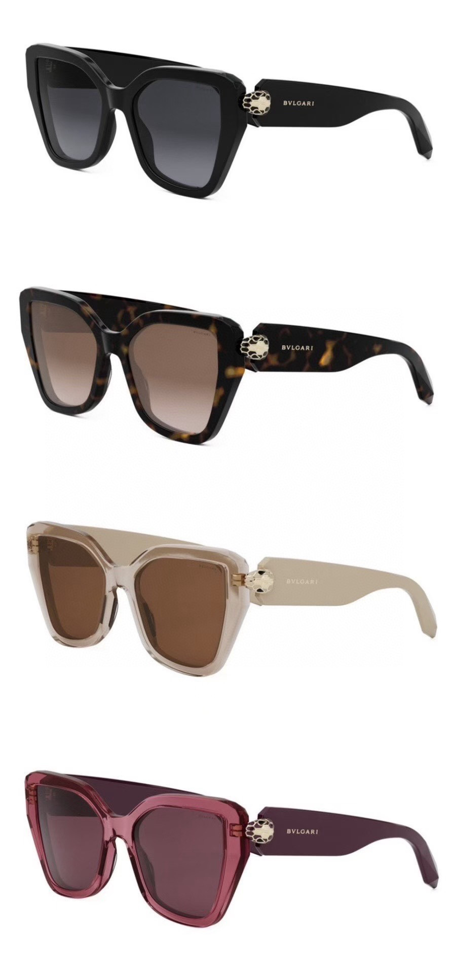 불가리 4컬러 선글라스