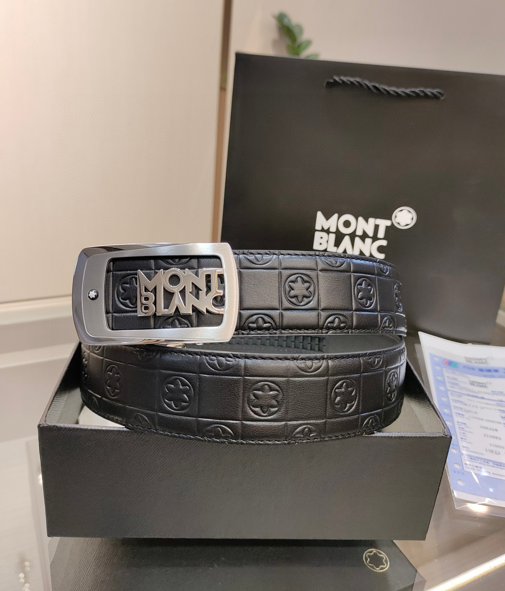 몽블랑 남자 벨트
