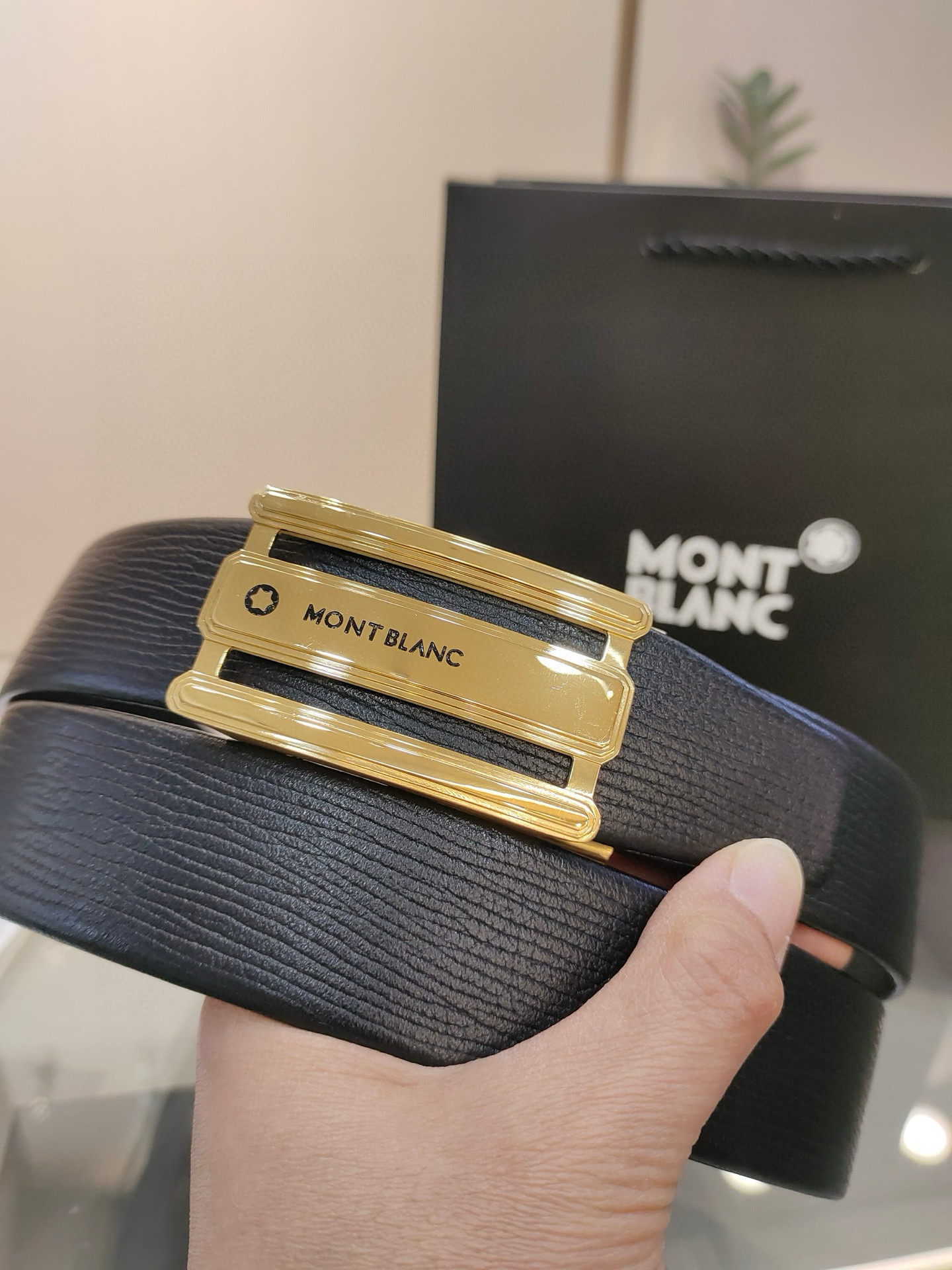 몽블랑 남자 벨트