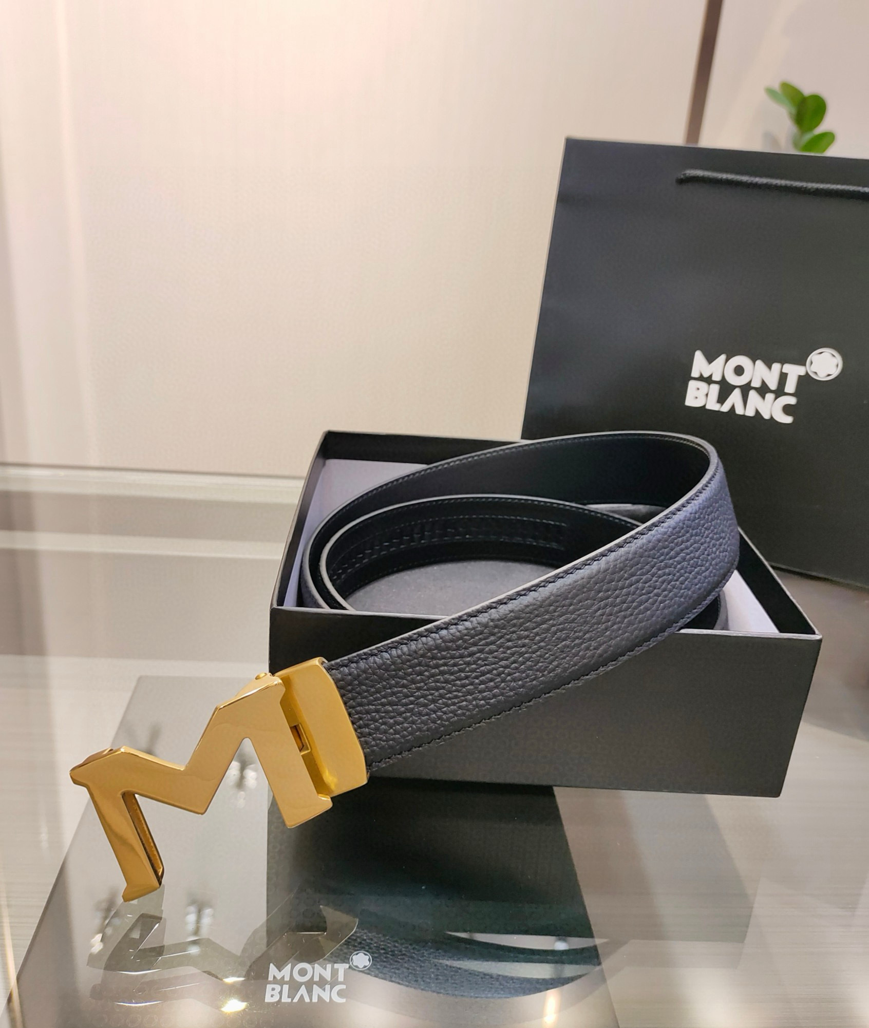 몽블랑 남자 벨트