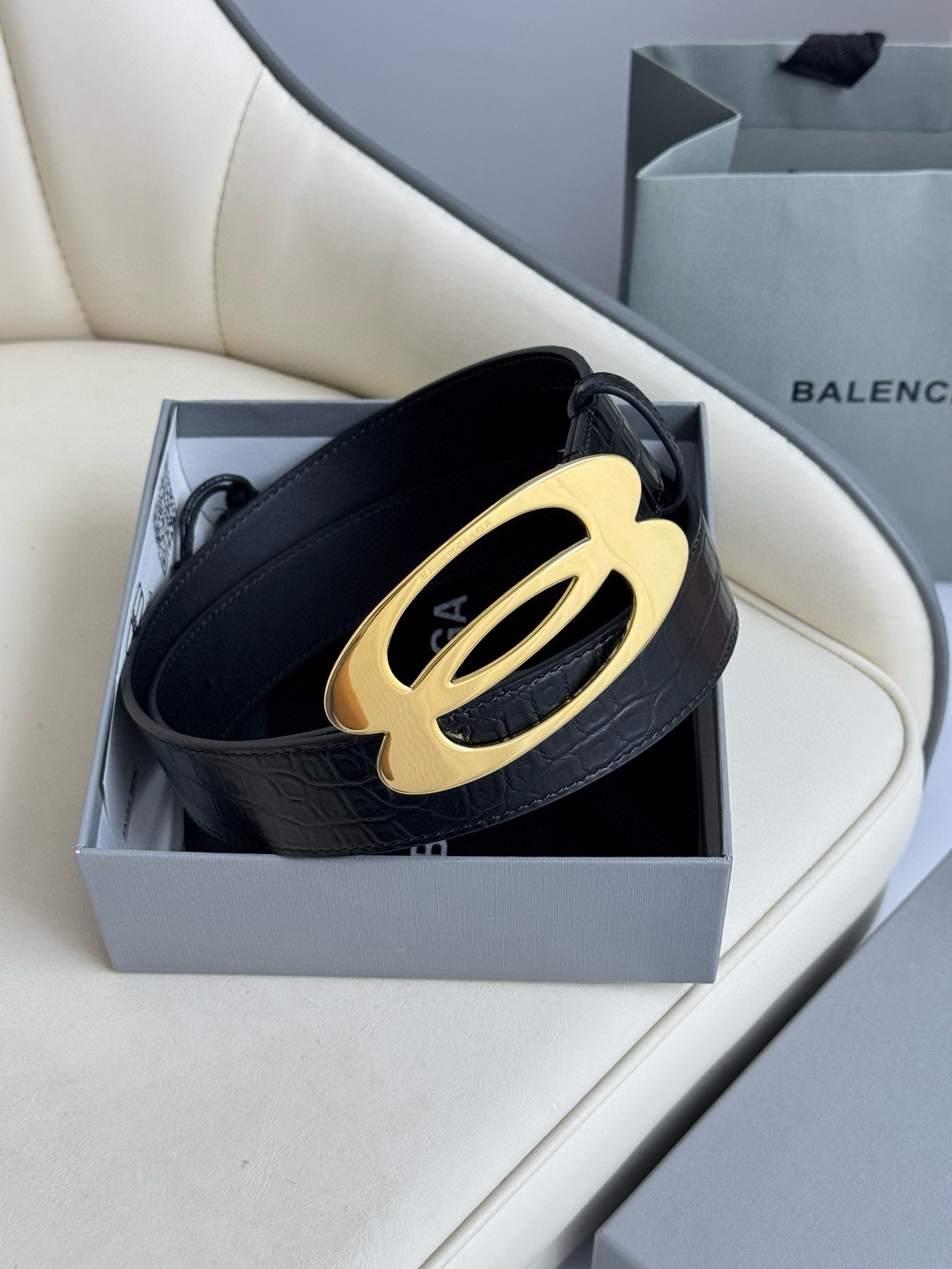 발렌시아가 남자 벨트