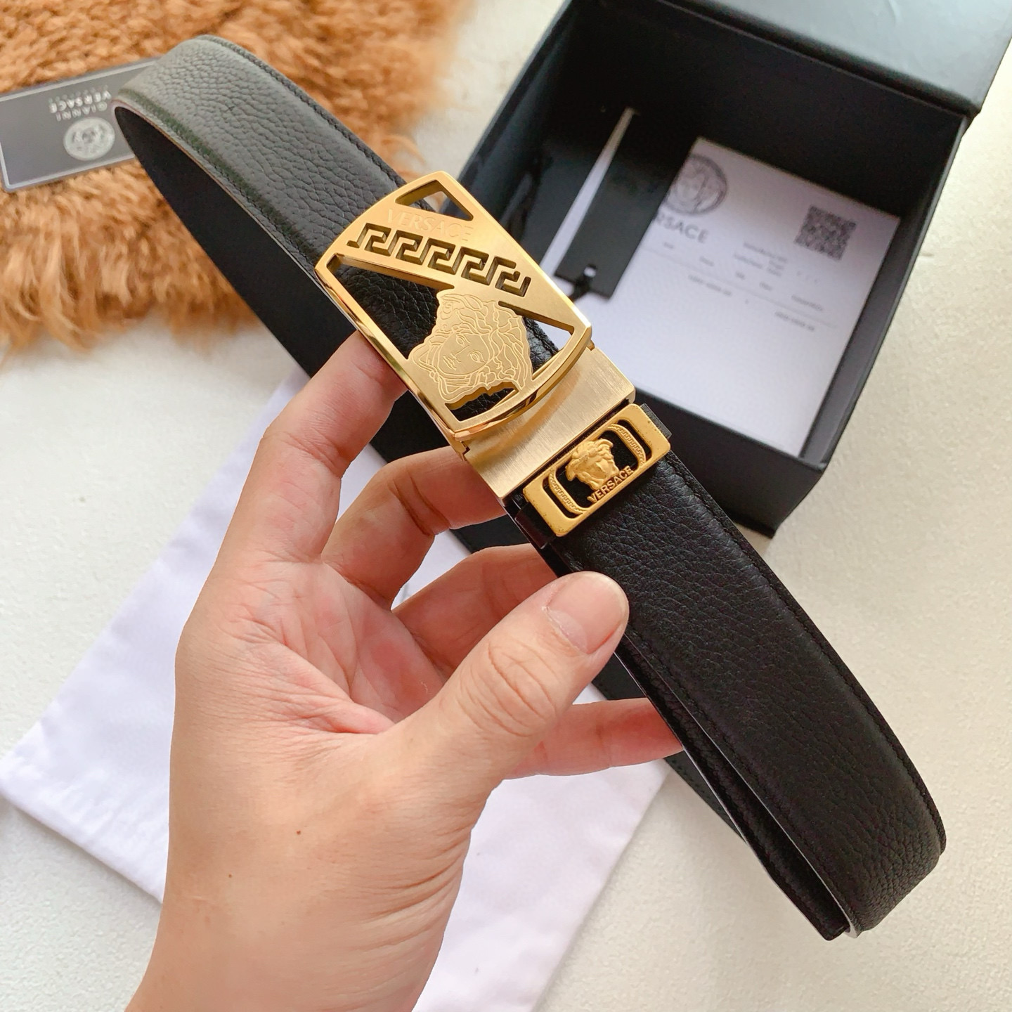 베르사체 남자 벨트