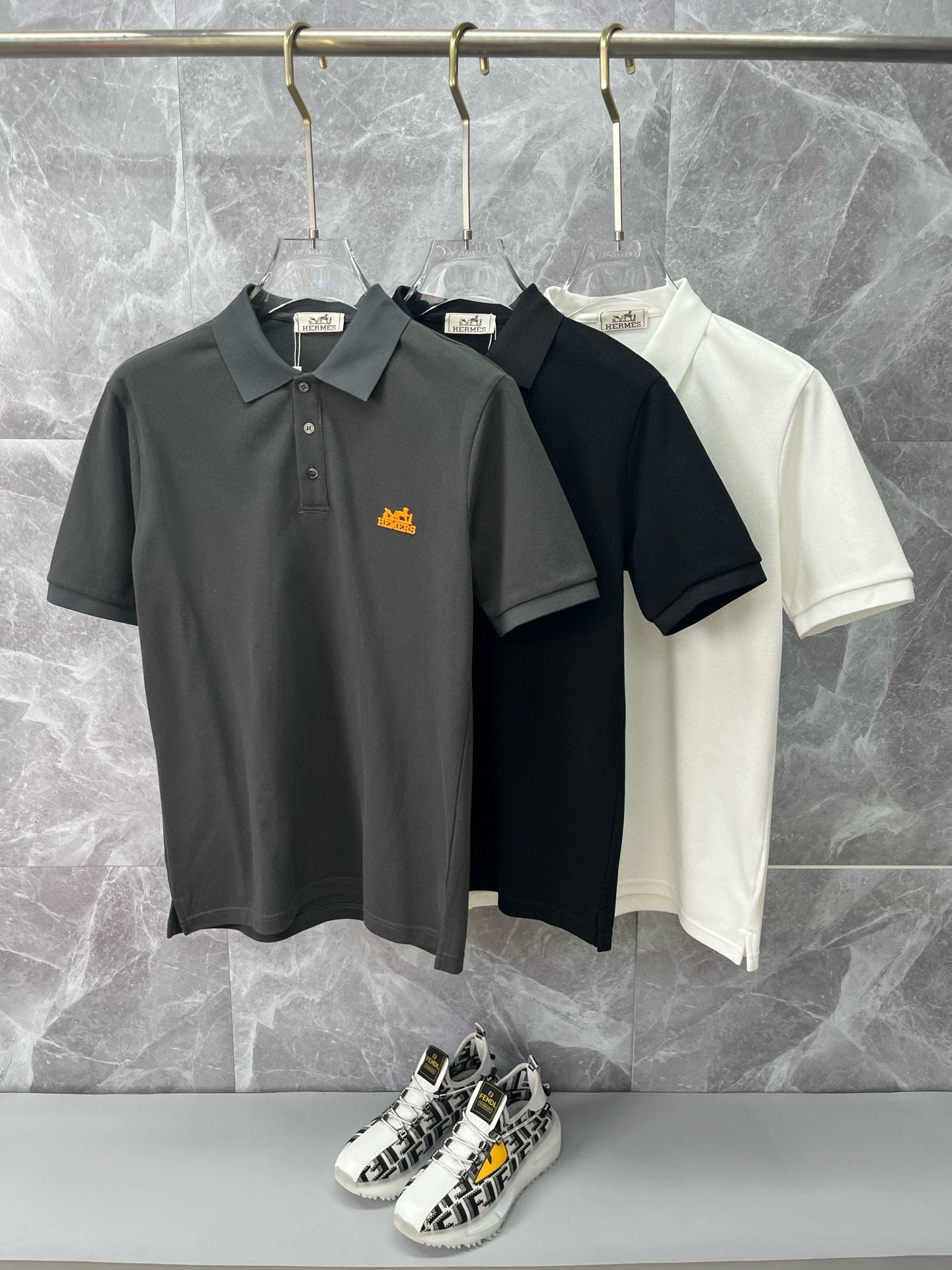 에르메스 3컬러 남자 반팔티