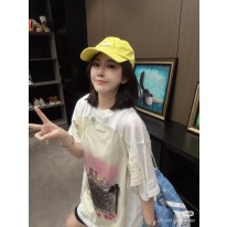 발렌시아가 남녀공용 반팔티