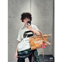 발렌시아가 남녀공용 반팔티