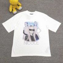 발렌시아가 남녀공용 반팔티