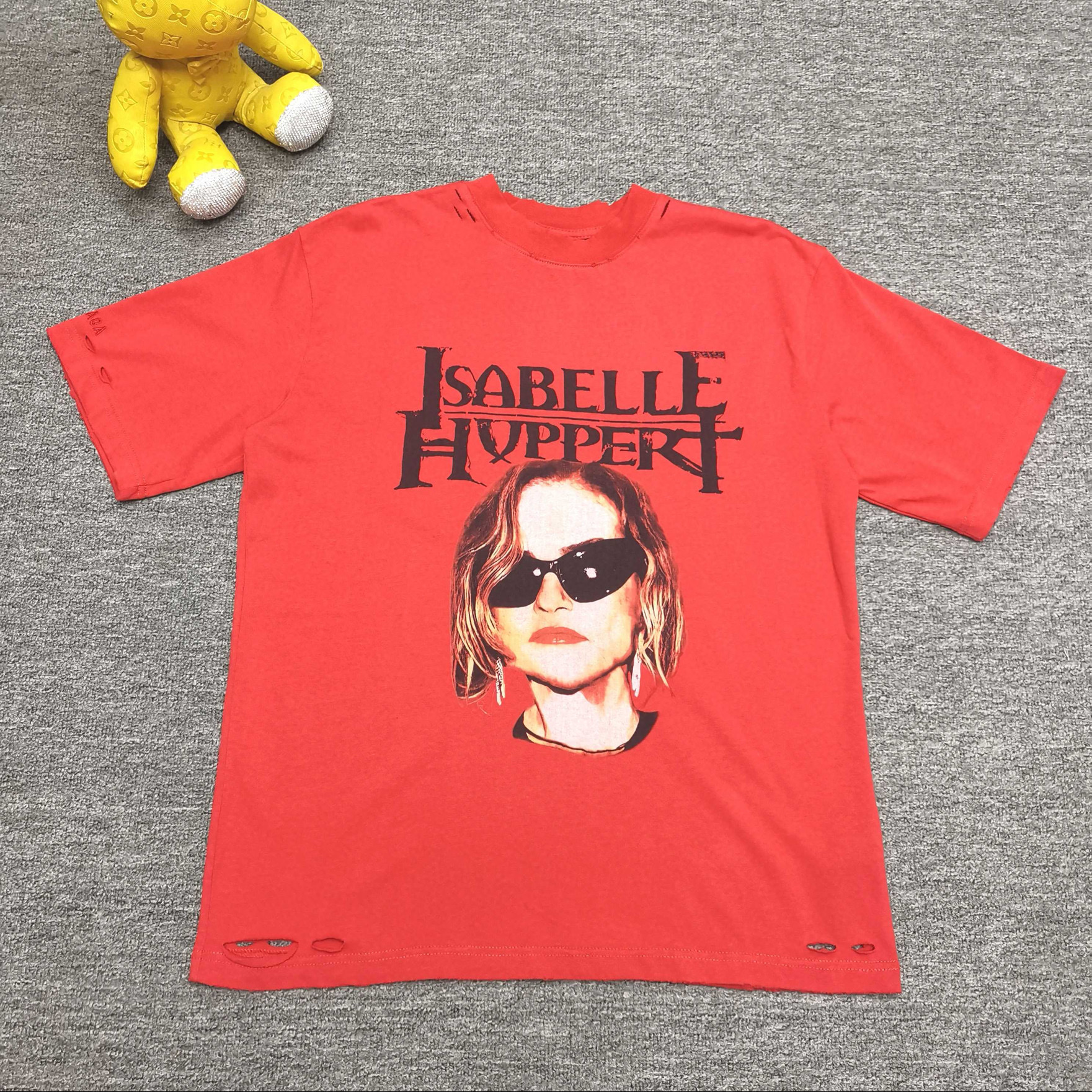 발렌시아가 남녀공용 반팔티